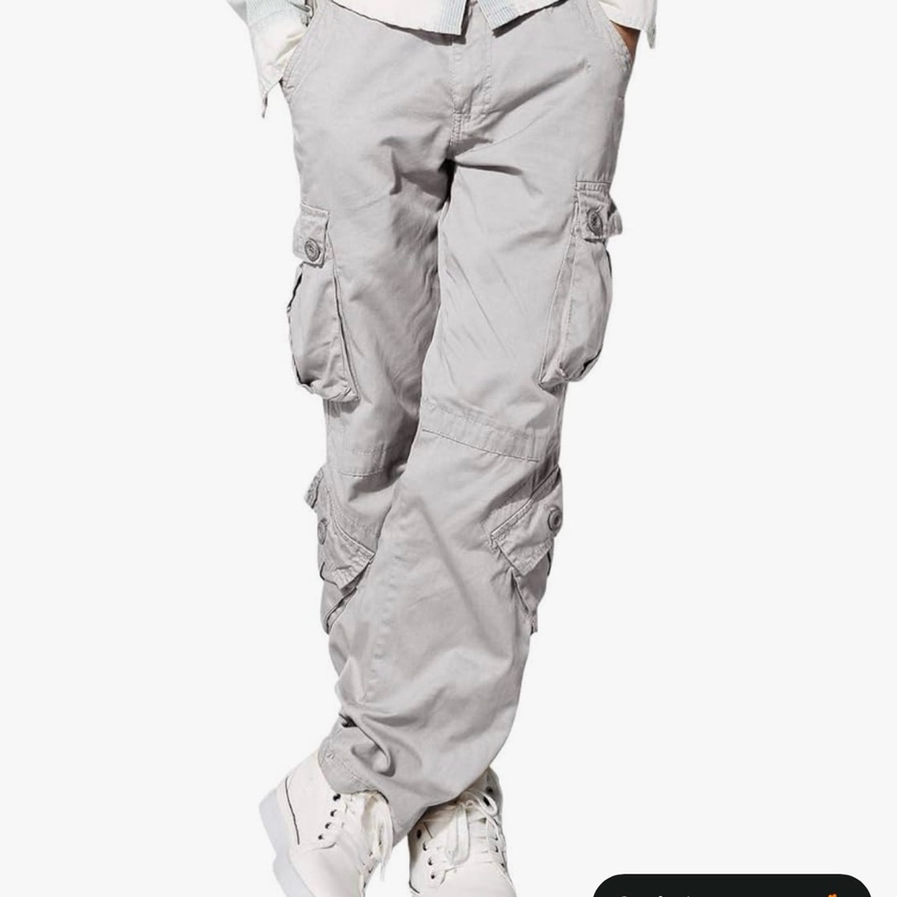 Match Women's Light Gray Cargo Pants